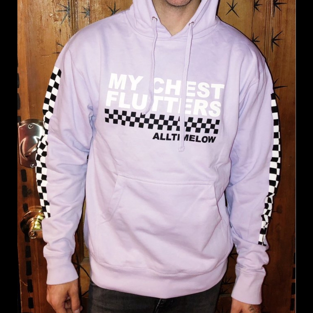 All Time Low Scene Emo Lavender Hoodie